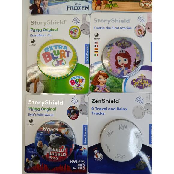 StoryPhones 9 PACK NEW Story Shields Disc Disney Headphones Storytelling SEALED - Picture 3 of 10